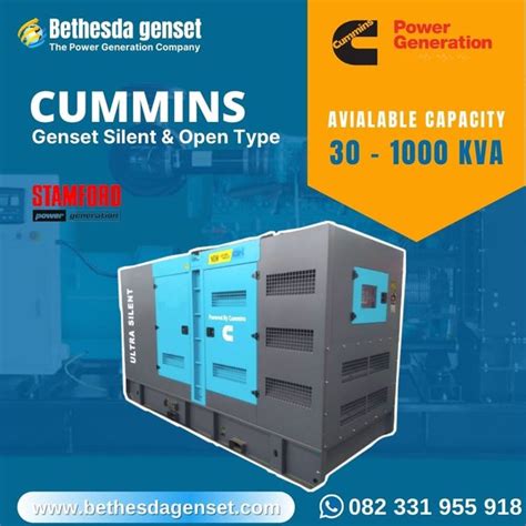 Jual Genset Cummins 25 Kva Murah Di Lapak Genset Silent Surabaya