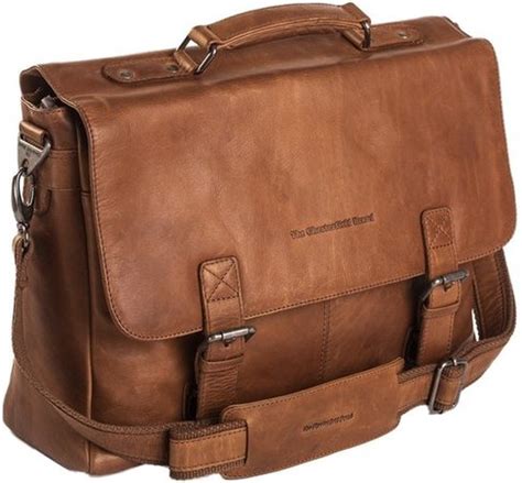 Leren Laptoptas Cognac Belfast Cognac Bol