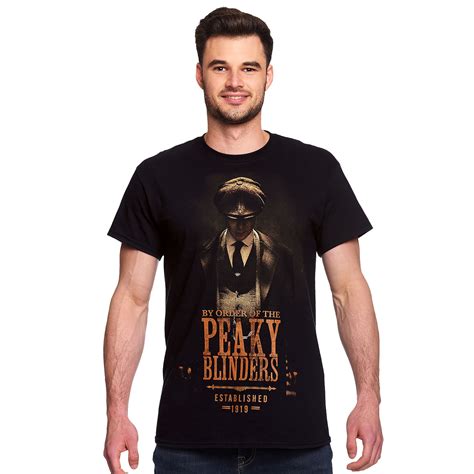 Peaky Blinders Established 1919 T Shirt Black Elbenwald