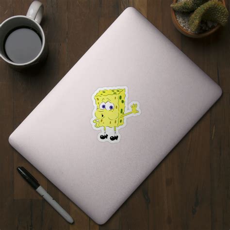 Tired Spongebob Meme Spongebob Meme Sticker Teepublic