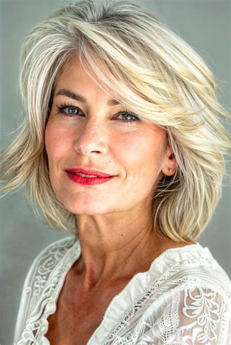 31 Stunning Hairstyles For Women Over 60 With Bangs To Refresh Your