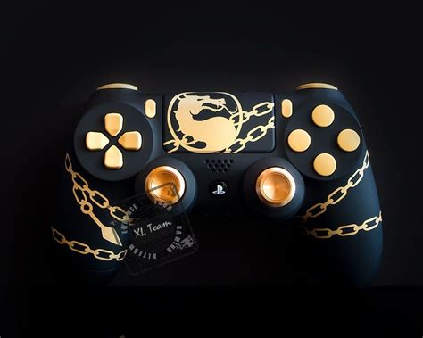 Custom Playstation 4 Ps4 Dualshock 4 Controller Mortal Kombat Etsy