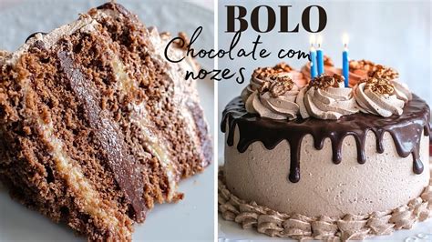 Bolo De Chocolate Com Nozes Super Molhadinho Bolos ClÁssicos Day Flaubert Youtube