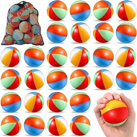 Amazon Hungdao Pcs Beach Stress Balls Inch Mini Relief