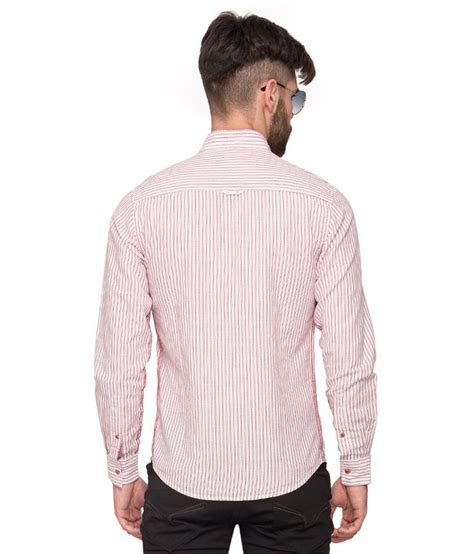 Mufti Red Slim Fit Shirt Buy Mufti Red Slim Fit Shirt Online At Best