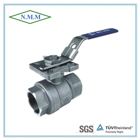 Full Bore Threaded End 1000wog 2PC Ball Valve With Mounting Pad China