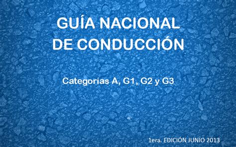 Manual De Conduccion Para Vehiculos Que Circulan En Uruguay Garrido