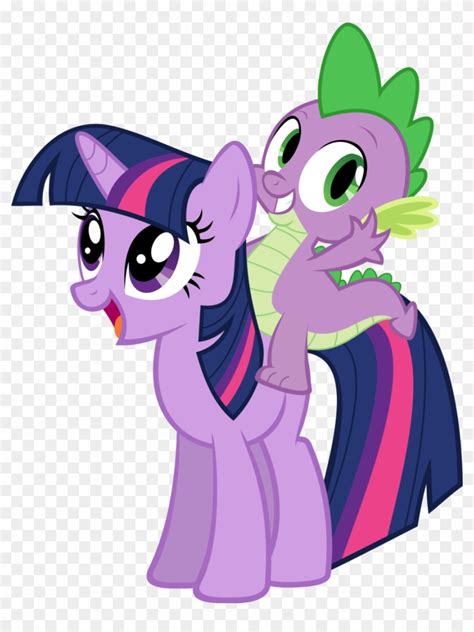 Twilight And Spike Kiss