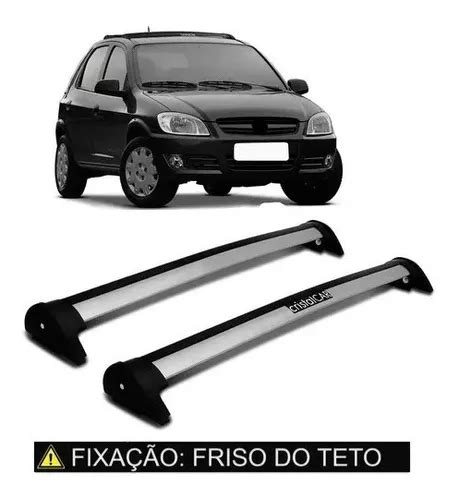 Rack Teto Celta E Portas Chevrolet Cristalcar Kg Prata Frete Gr Tis