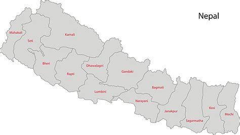 Map Of Nepal Nepali Kathmandu Map Vector Nepali Kathmandu Map PNG