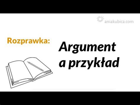 Rozprawka Argument A Przyk Ad Youtube