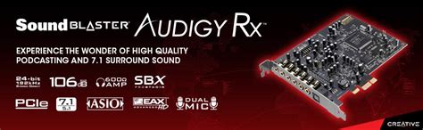 Creative Sound Blaster Audigy 5 RX Tarjeta De Sonido Interna Amazon