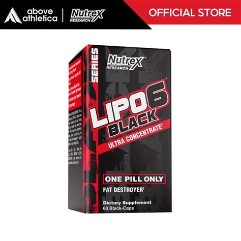 Nutrex Lipo Black Ultra Concentrate Caps Thermogenic Fat Burner