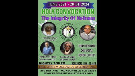 Holy Convocation The Order Of Divine Worship June Free Spirit