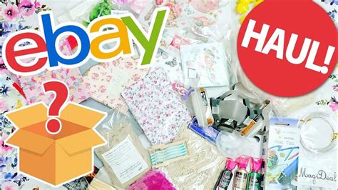 Uk Ebay Haul Art And Craft Supplies Youtube