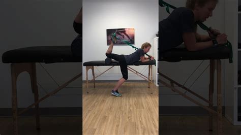 Prone Hip Flexor Quad Stretch For Hip Pain Youtube