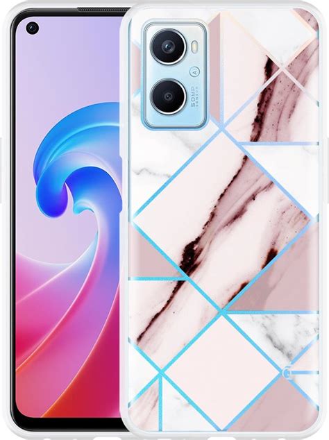 Oppo A Hoesje Roze Marmer Designed By Cazy Bol