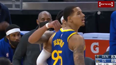 Stephen Curry Cools Down Damian Lee After He Fights Jamychal Green In Heated Youtube