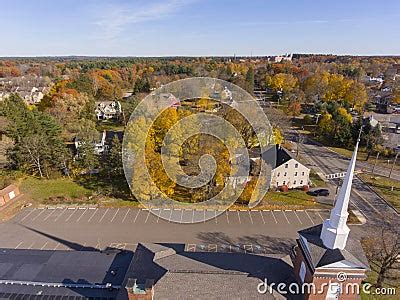 Tewksbury Town Center Aerial View, MA, USA Royalty-Free Stock Image ...