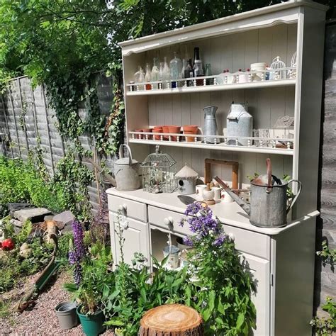 Upcycled Garden Potting Table