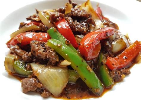 Recipe Spicy Stir Fry Beef In Black Pepper Sauce Best Recipes Collection