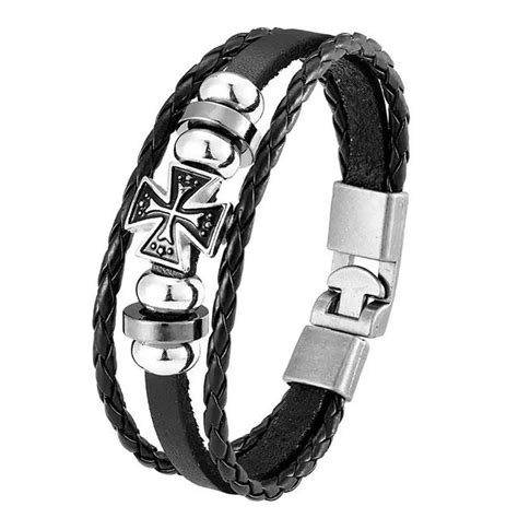 Браслет з козацьким хрестом - goodgifts.shop