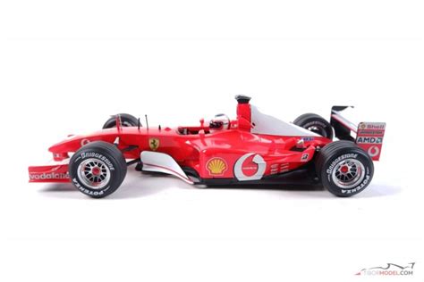 Model Car Ferrari F2002 R Barrichello 1 18 Hot Wheels Tibormodel