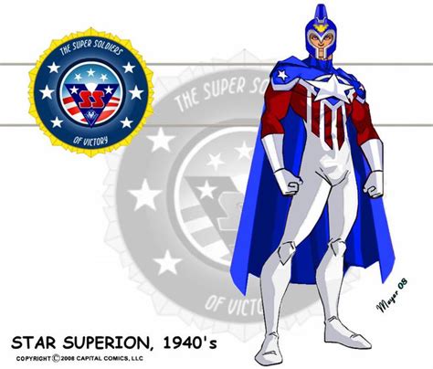 Star Superion 1940 S Patriot By Skywarp 2 On Deviantart Super Soldier Superhero Art