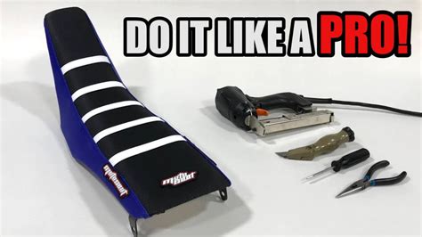 How To Install Dirt Bike Seat Cover The Motoseat Way YouTube