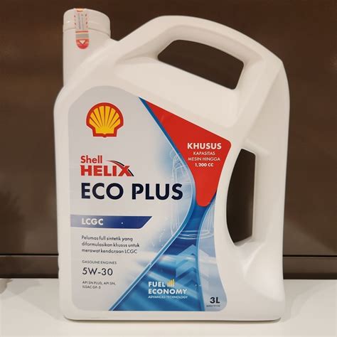 Jual Oli Mobil Shell Helix Eco Plus W Galon Isi Liter Shopee