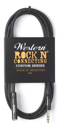 Cable Western Plug Stereo 1 4 A Jack Stereo Hem 1 4 6 Mts Envío gratis