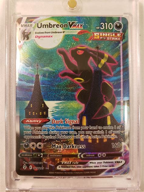 Evolving Skies Umbreon Vmax Alternate Art Secret Swsh Mint