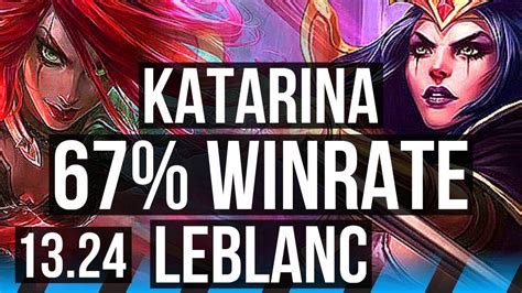 Kata Vs Leblanc Mid 10 1 2 67 Winrate 7 Solo Kills Legendary