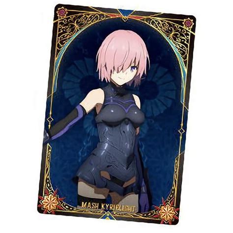 【no03 マシュ・キリエライト キャラクターカード 】 Fategrand Order 絶対魔獣戦線バビロニア ウエハース 2