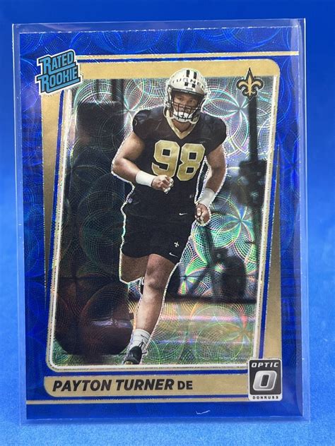 Panini Donruss Optic Rated Blue Scope Prizm Payton Turner