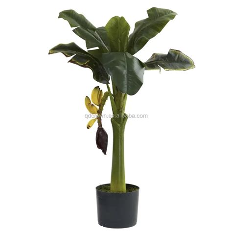 Wholesale Indoor Decoration Banana Palm Tree With Real Touch Leaves ...