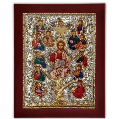 Спас Виноградная Лоза икона, Дерево жизни икона