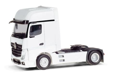 Herpa Mercedes Benz Actros L Gigaspace Solozugmaschine Achs Wei