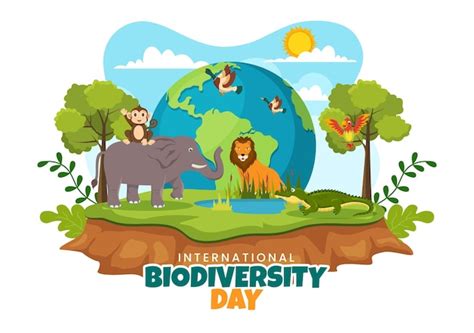 D A Mundial De La Biodiversidad El De Mayo Ilustraci N Con