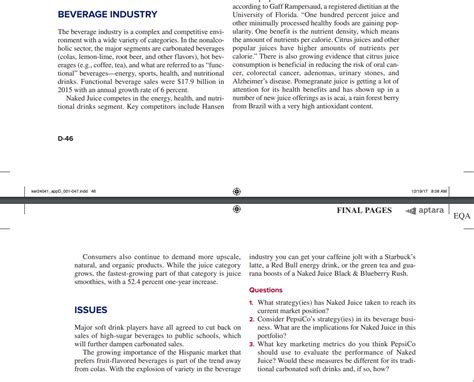 Solved Naked Juice Was Started In In Santa Monica Chegg