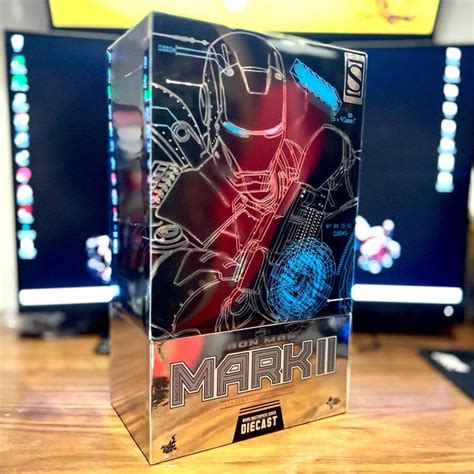 Hot Toys Mms D Iron Man Mark Ii Special Edition Modellino Pressofuso Contrassegnato