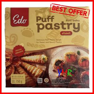 Jual Puff Pastry Sheet EDO Kulit Adonan Roti Beku Zuppa Soup Halal