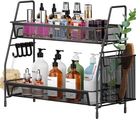 Amazon.com: VITVITI 2-Tier Bathroom Organizer Countertop, Metal Wire ...