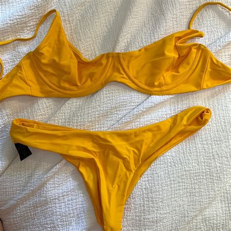 Blackbough Yellow Bikini Set Gem