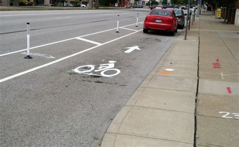 Central Pkwy Bike Lanes Causing Parking Confusion Wvxu