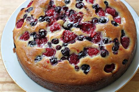 National Raspberry Cake Day | Raspberry Blueberry Cake – The Foodie ...