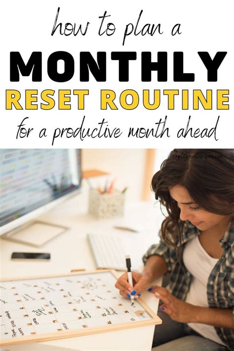 How To Create A Monthly Reset Routine That Works