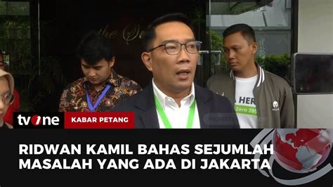 Ditanya Rencana Untuk Jakarta Ini Jawaban Ridwan Kamil Kabar Petang