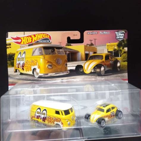 Jual SPECIAL Hot Wheels Premium Mooneyes 2 Pack VW T1 Panel Bus Custom VW Beetle Di Seller