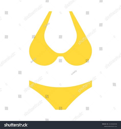Bikini Icon Flat Emoji Isolated On Stock Vector Royalty Free 2119162436